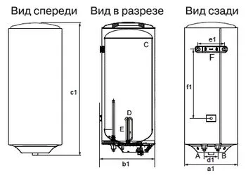 Водонагреватель электрический накопительный HEC ES100V-HE1 100 л Водонагреватель электрический накопительный HEC ES100V-HE1 100 л
