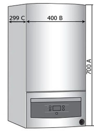 Котел газовый Buderus Logamax U072-12K 12 кВт настенный двухконтурный