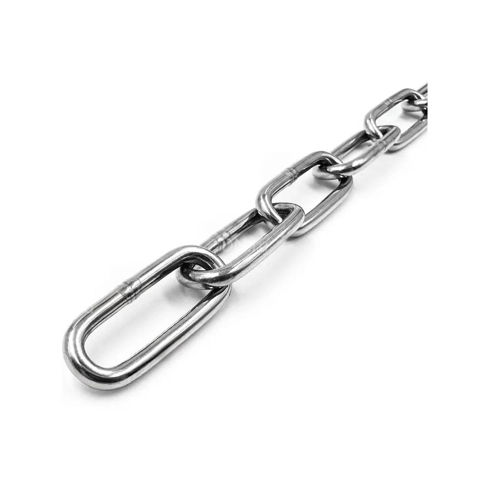 Цепь ZITAR DIN 763 длиннозвенная, диаметр - 8мм, материал - сталь, покрытие - цинк, длина - 20м