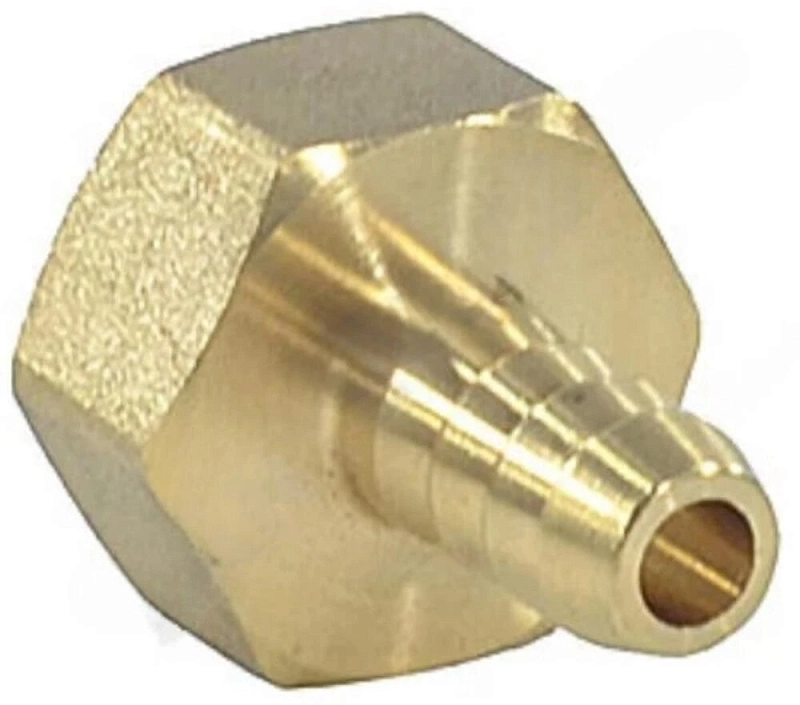 Переходник неразъемный SantechSystems Дн14x1/2″ Ру16 внутренняя резьба/штуцер, для шланга, материал – латунь