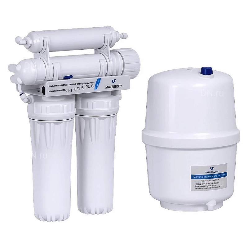 Система обратного осмоса WATERSTRY NW-RO50-NP35 для доочистки питьевой воды, производительность -190л/сут, количество ступеней очистки воды - 5, объем бака - 11.6л