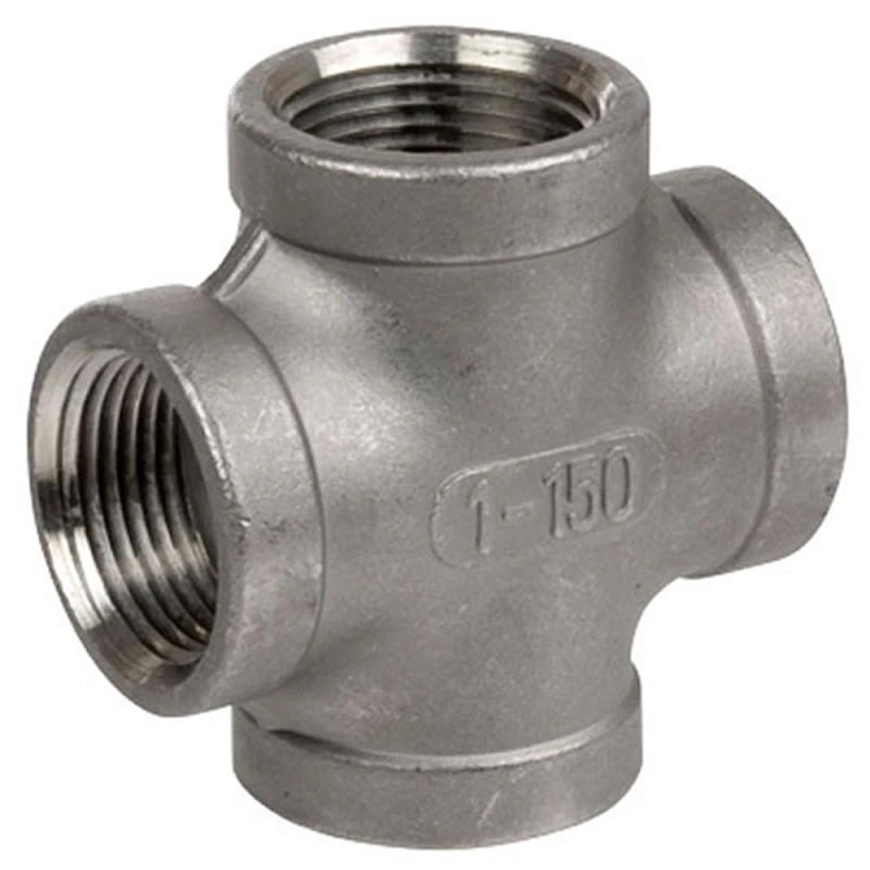 Крестовина Китай 3/8″ Ду10 Ру20 корпус – нержавеющая сталь AISI304, внутренняя резьба
